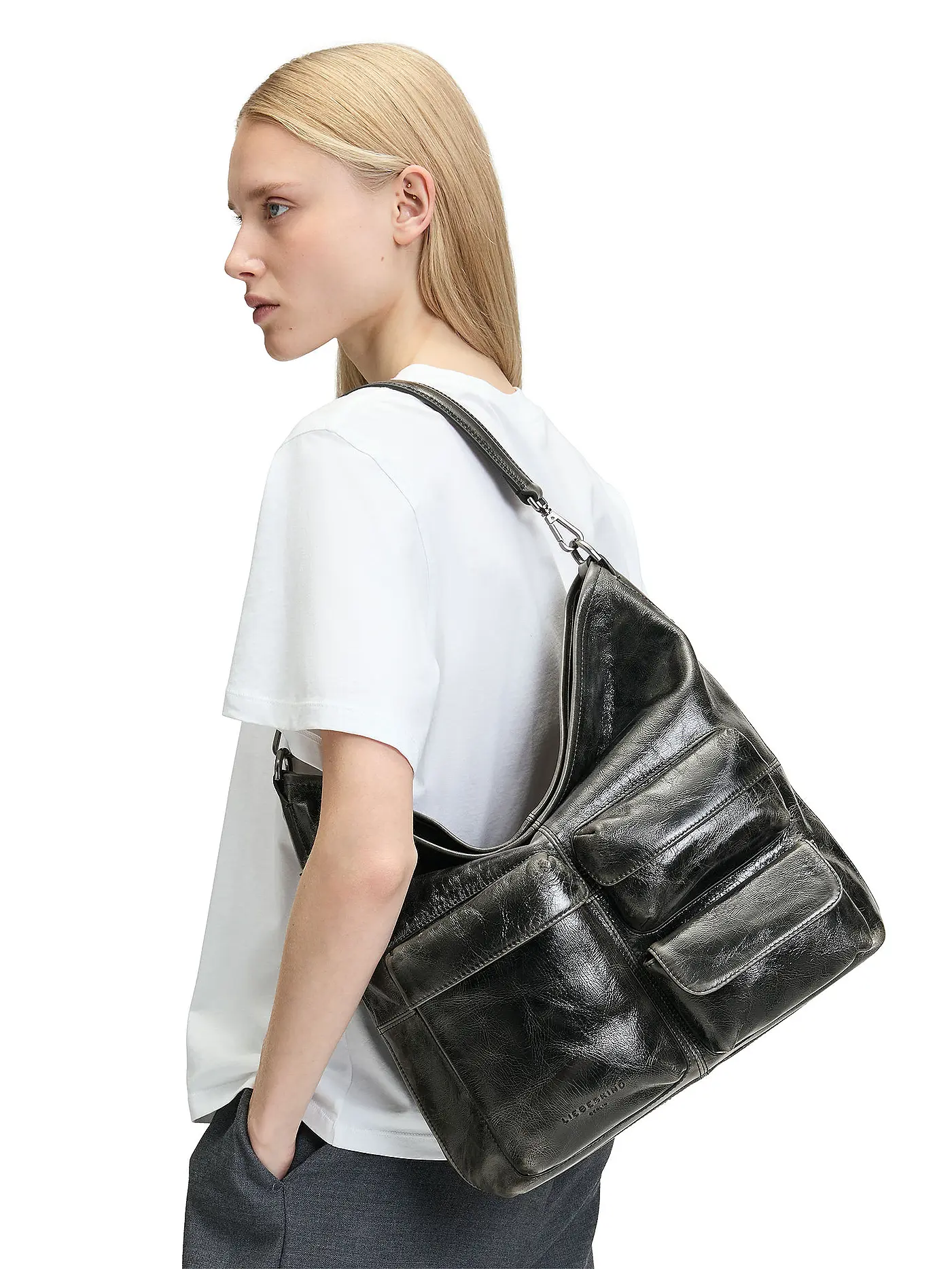 LIEBESKIND BERLIN | Ledertasche - Hobo Medium | 